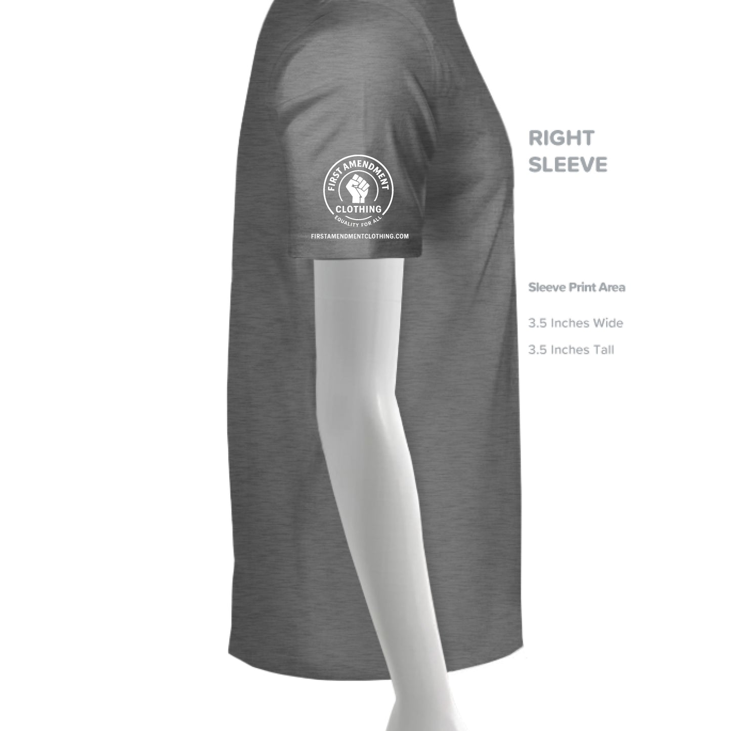 GRAPHITE HEATHER - SLEEVE_RIGHT