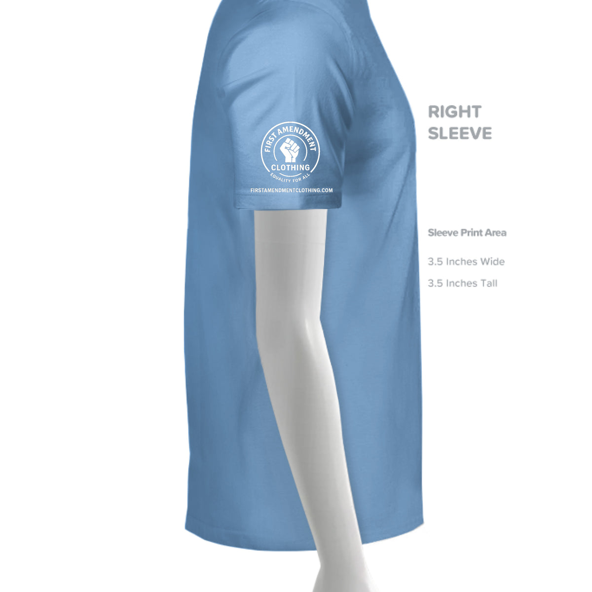 CAROLINA BLUE - SLEEVE_RIGHT